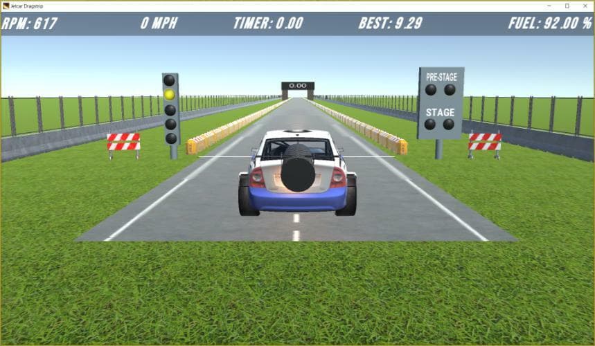 Jetcar Dragstrip! screenshot 2