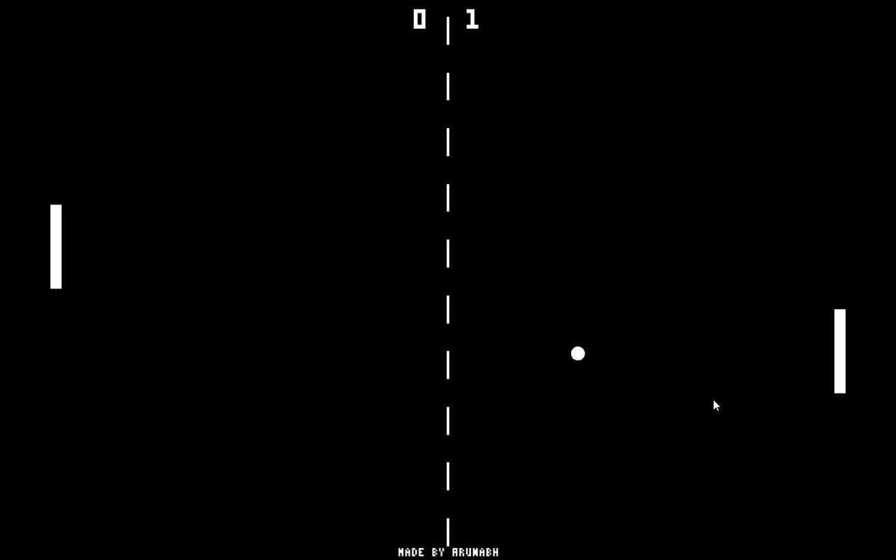 2D Pong Game