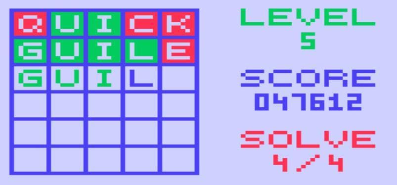 Wrdl-F (Channel F) screenshot 3