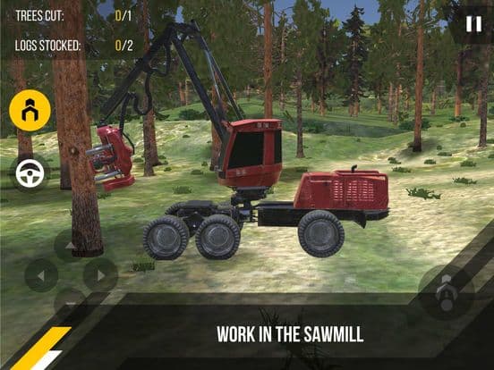 Forest Harvester Tractor 3D screenshot 2