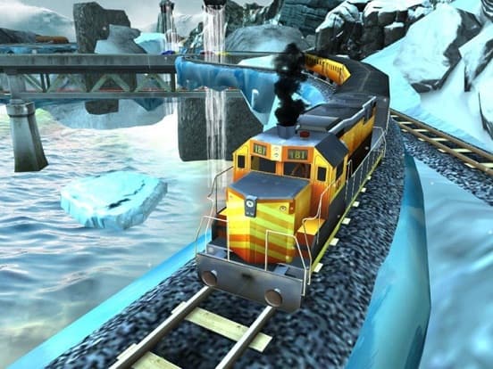Train Simulator 3D. Uphill Driver Journey In Fun Racing Locomotive screenshot 6