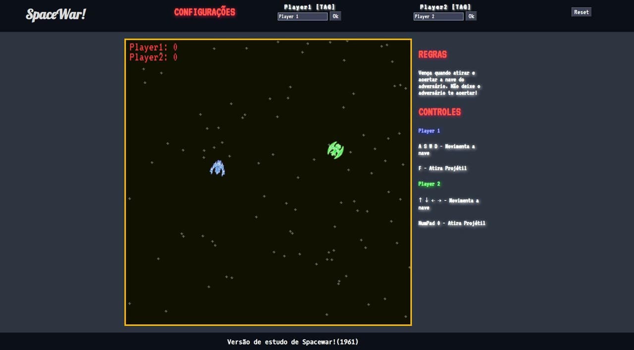 Spacewar(1961) - Web Version