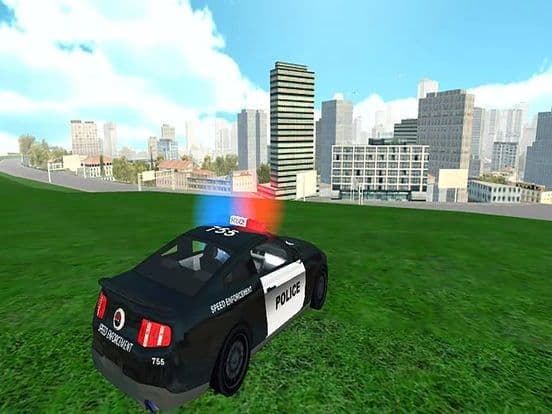 Fly-ing Police Car Sim-ulator 3D
