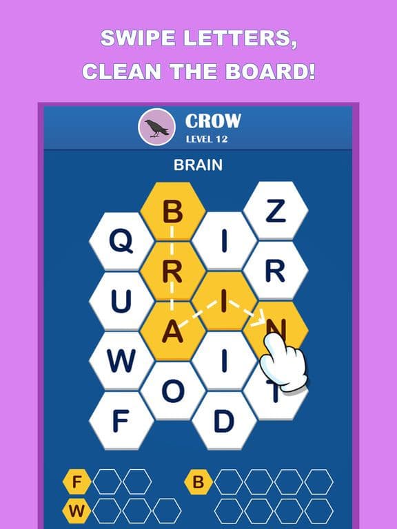 Wordful Hexa-Brain Word Search screenshot 3