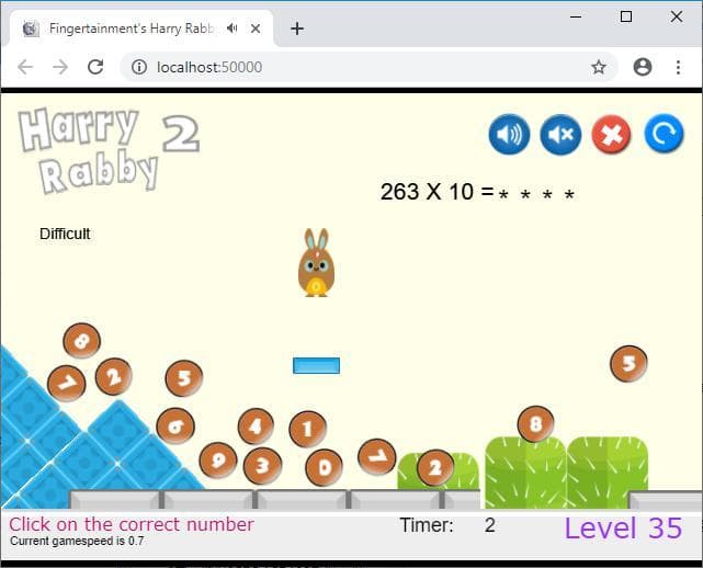 HarryRabby2 Math Multiply by numbers from 2 to 10 FREE