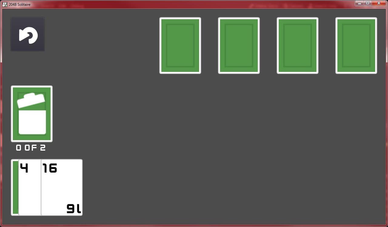 2048 Solitaire screenshot 2