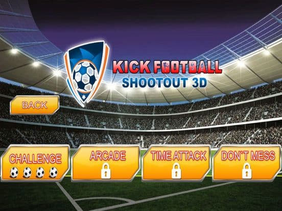 Kick Football Shootout 3D screenshot 2