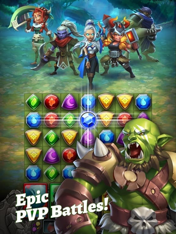 Dragon Strike: Puzzle RPG screenshot 4