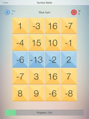 Number Battle - fun game (puzzle) with numbers. Show the erudition, play with friends screenshot 3