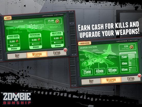 Zombie Gunship: Gun Down Zombies screenshot 4