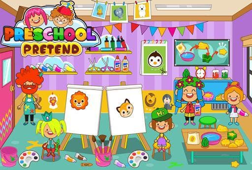 Pretend Preschool - Kids School Learning Games screenshot 5