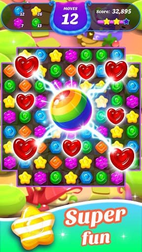 Gummy Candy Blast - Free Match 3 Puzzle Game screenshot 2