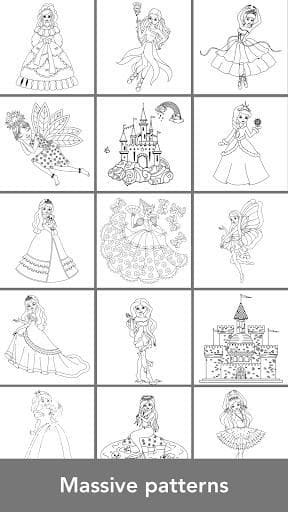 Princess Coloring Books screenshot 2