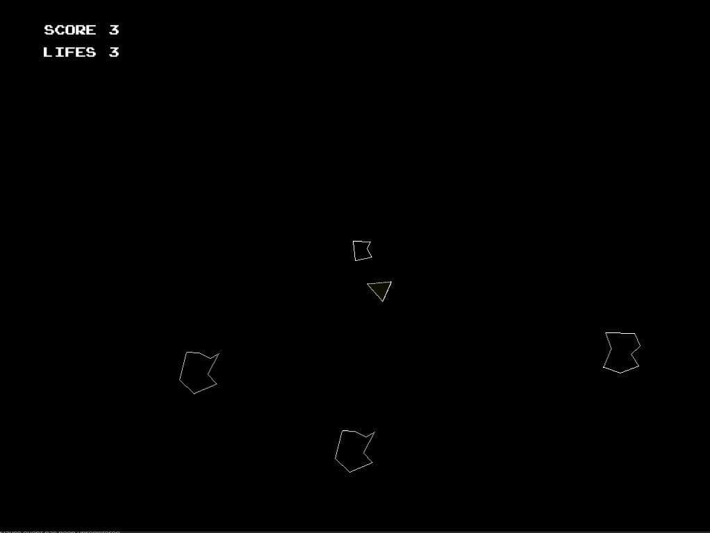 Asteroids - Remake screenshot 4