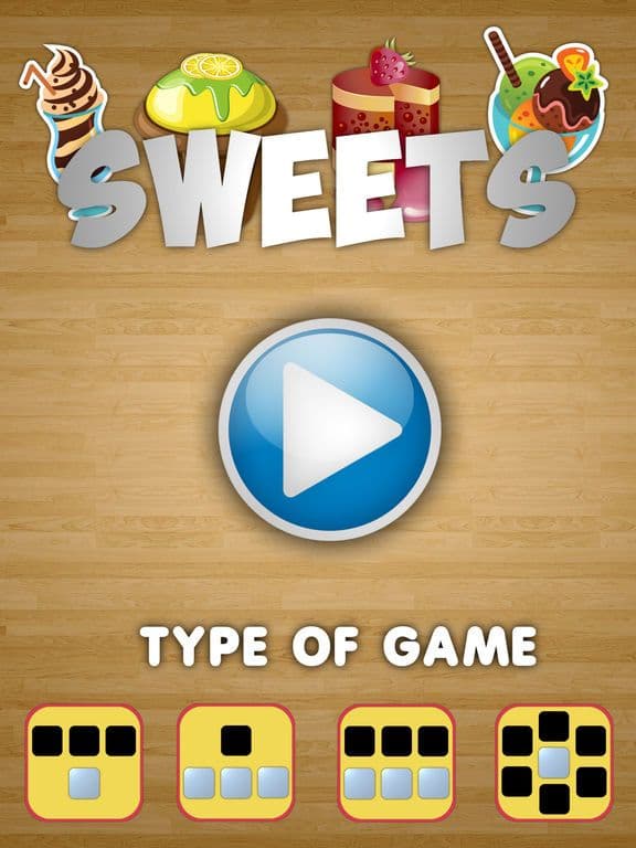 The shadow puzzle sweets. Educational game HD Free screenshot 2