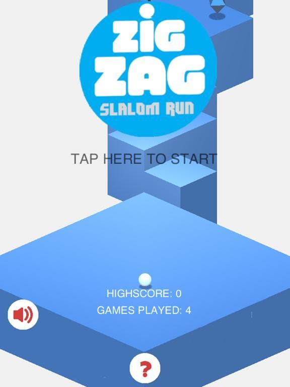 Zig Zag Slalom Run screenshot 2