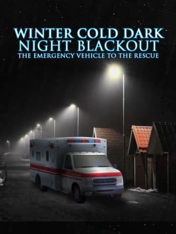 Winter Cold Dark Night Blackout: The Emergency Vehicle to the Rescue - Free screenshot 2