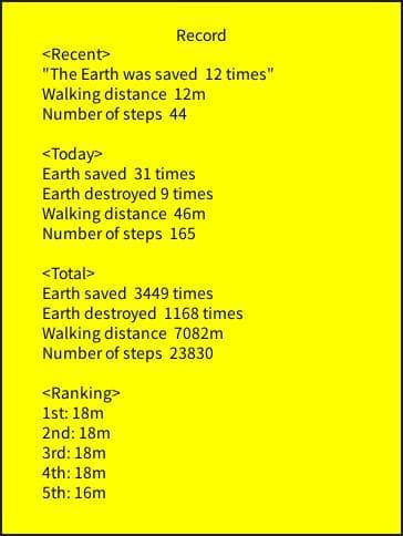 If you can walk without stepping on the line,the Earth will be saved!