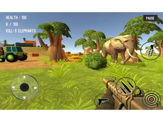 Wild Zoo Animals Hunting City screenshot 5