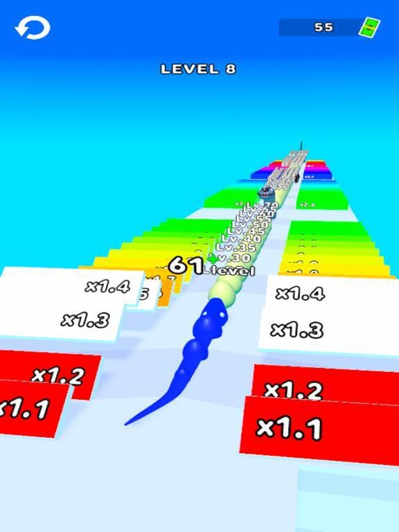 Colorful Snake: Match Color screenshot 2