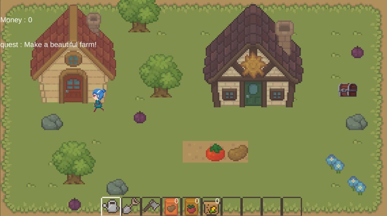 Simple farming simulator game screenshot 4