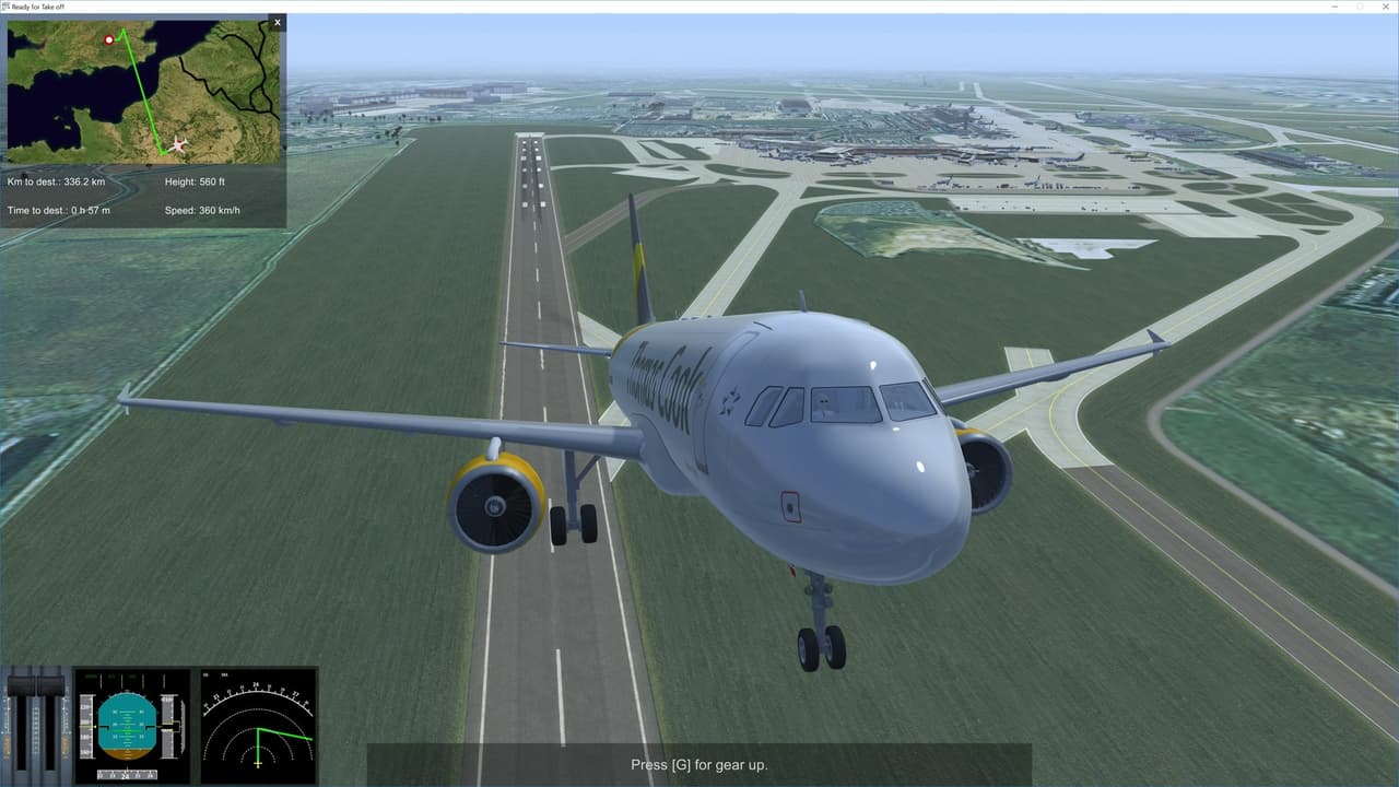 Ready for Take off - A320 Simulator