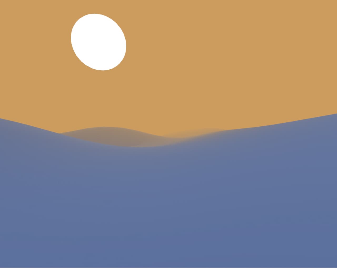 Gliding Over The Sands