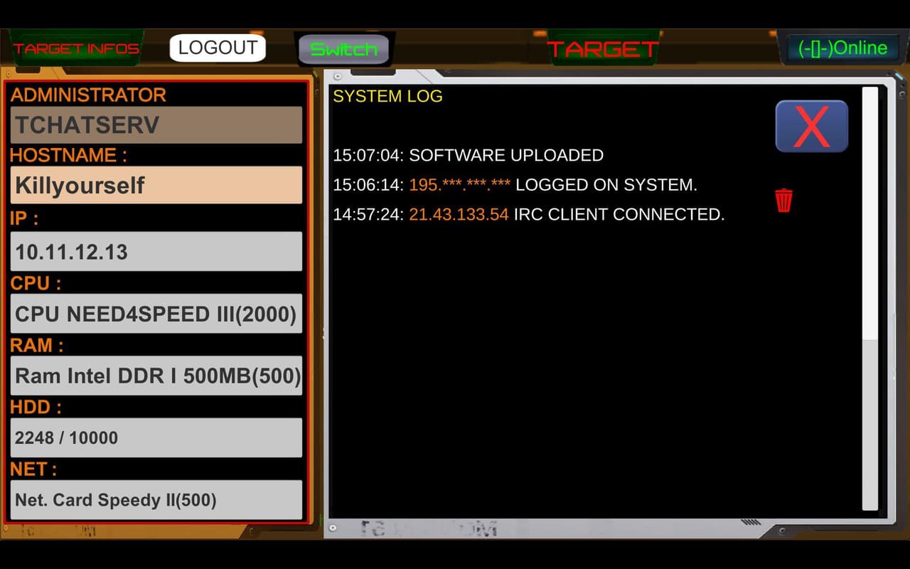 SuHack Hacking simulator
