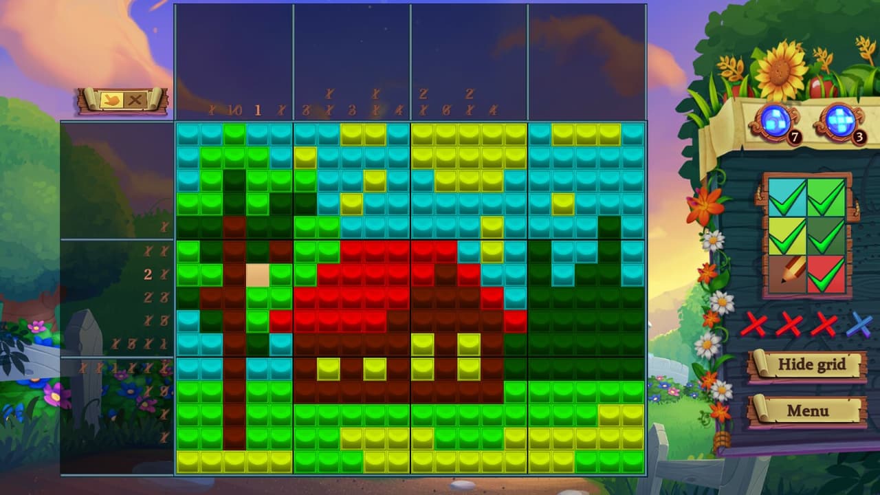 Adventure Mosaics. Grannys Farm screenshot 6
