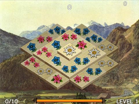 Mahjong: Alpine story HD Free screenshot 4