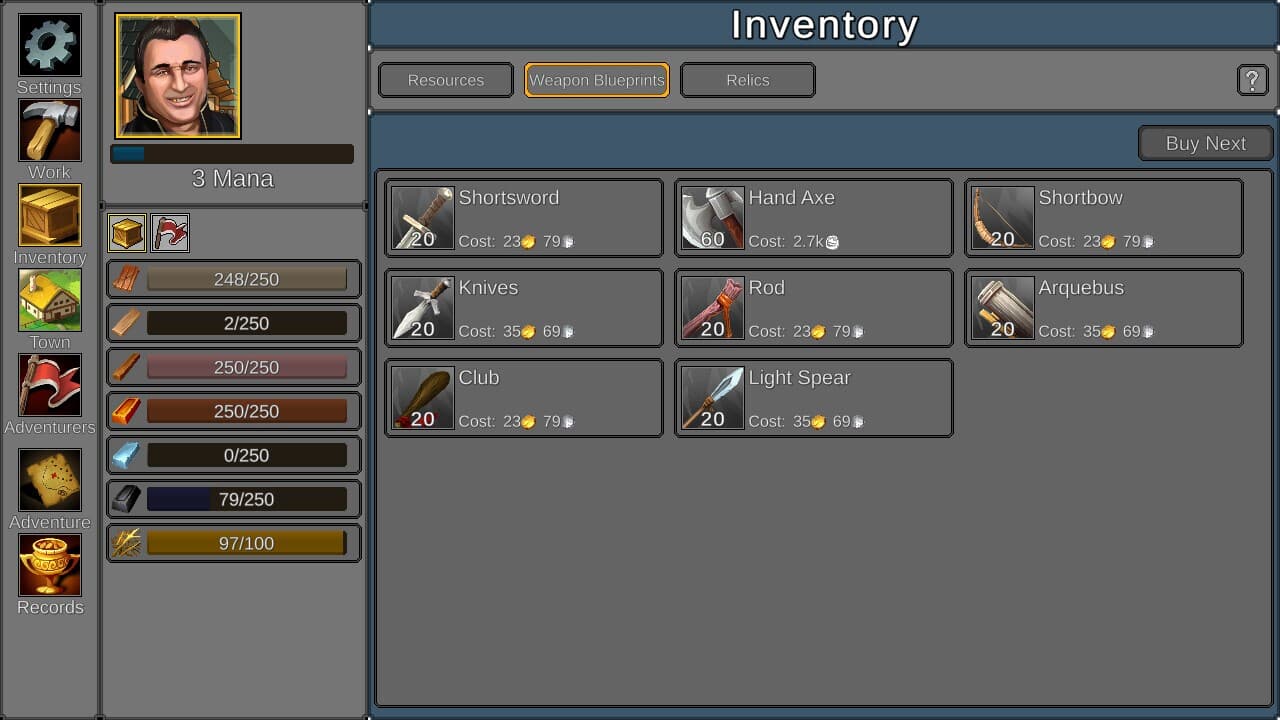 Idle Weaponshop