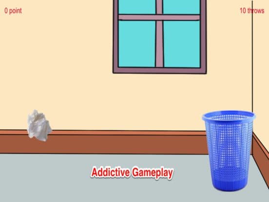 A Paper Ball Throw Into Bin screenshot 2