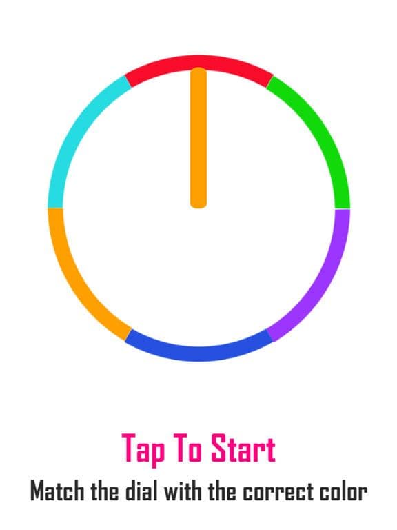 Lucky Wheel Happy Color Brain Game