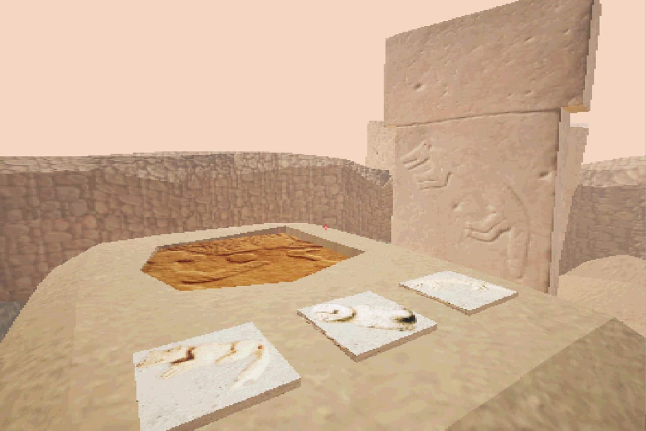 Exploring Gobekli Tepe if it was a PS1 game