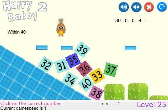 HarryRabby2 Subtraction with 4 numbers FREE screenshot 5