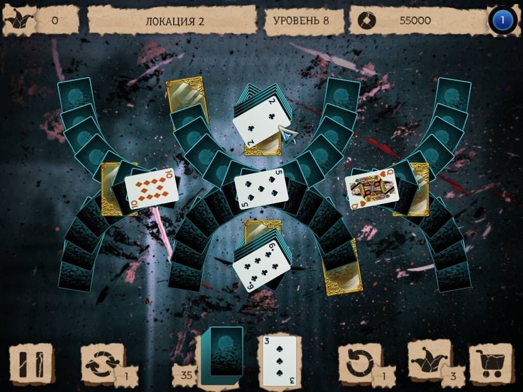 Mystery Solitaire. The Black Raven 3 screenshot 4