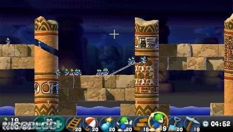 Lemmings (PSP) screenshot 2