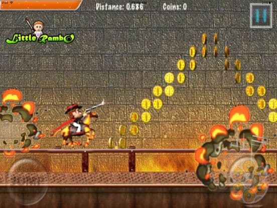 Little Rambo Shooting & Racing screenshot 4