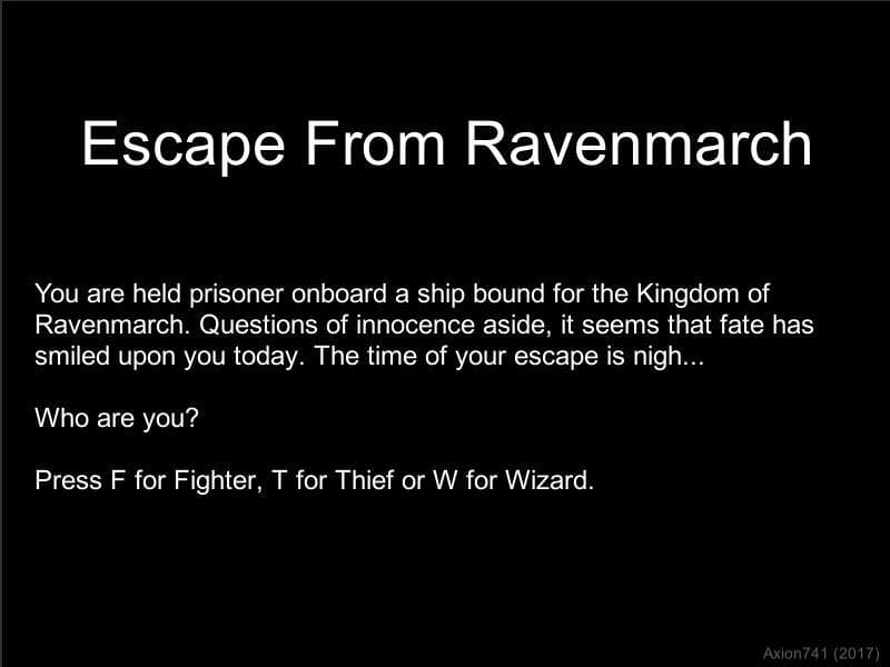 Escape from Ravenmarch