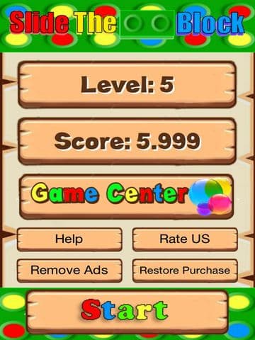 Slide The Green Block screenshot 2