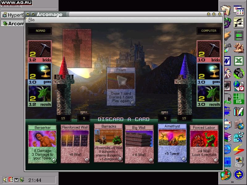 Arcomage screenshot 2