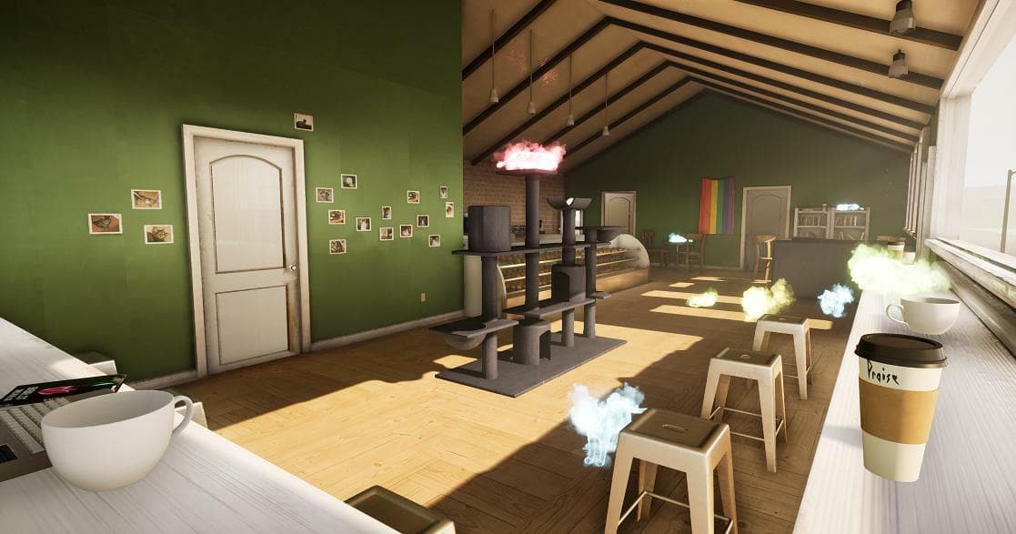The Ghost Cat Cafe - VR Environment