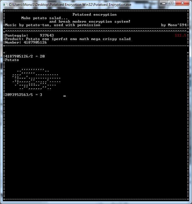 Potatoed Encryption screenshot 5