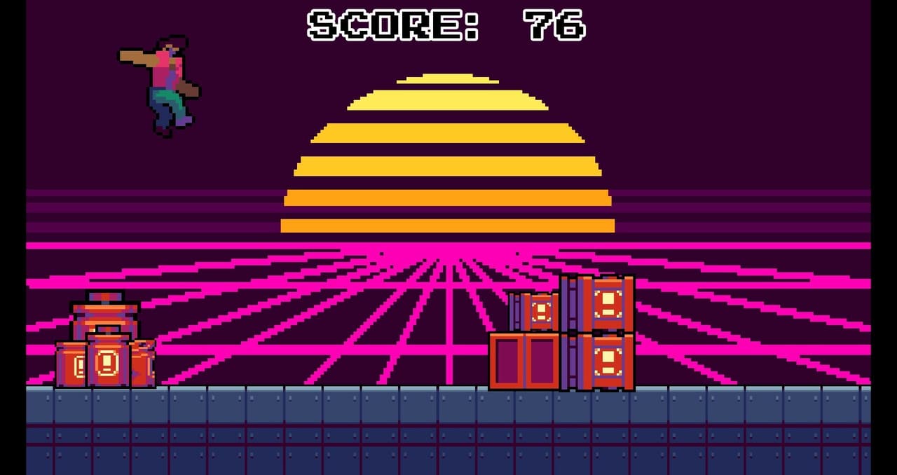 Synthwave Runner screenshot 5