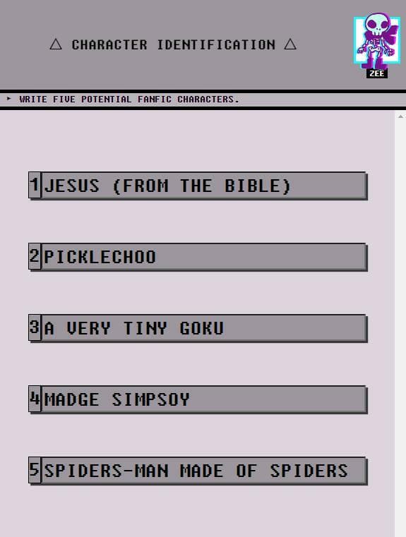 Frantic Fanfic screenshot 4