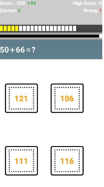 Math Quiz (lakben) screenshot 4