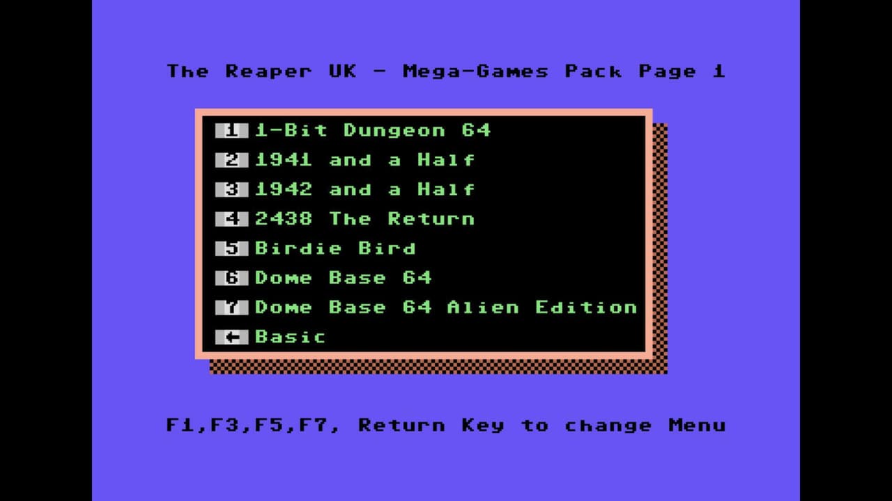 Reapers Mega Cartridge Image C64 - 25 Games screenshot 2