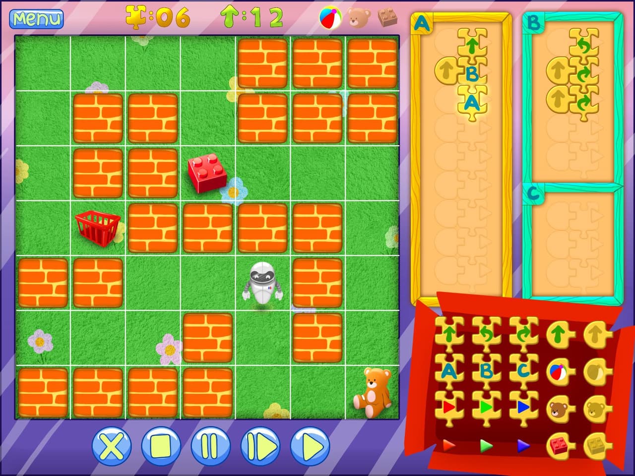 Kid Bot - programming puzzles for kids and big children screenshot 3