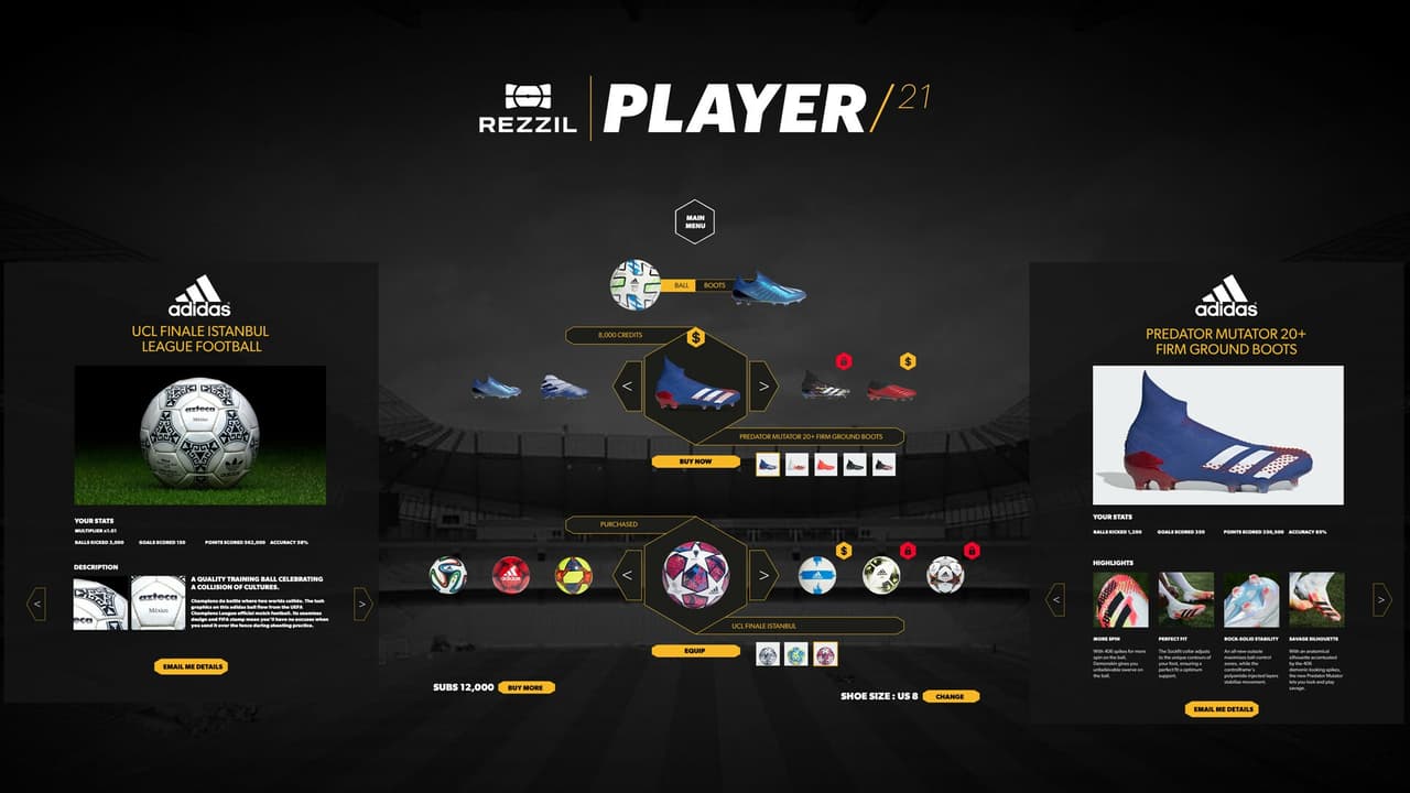 Rezzil Player 21 screenshot 4