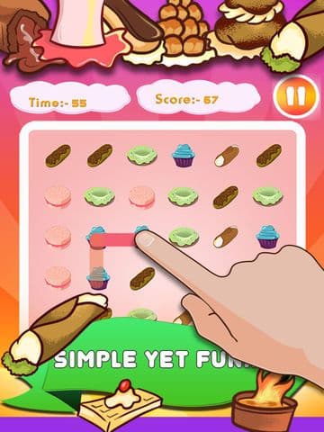 Yummie Pastries: Sweetest Bedazzled Supermatch Three Game Free screenshot 2